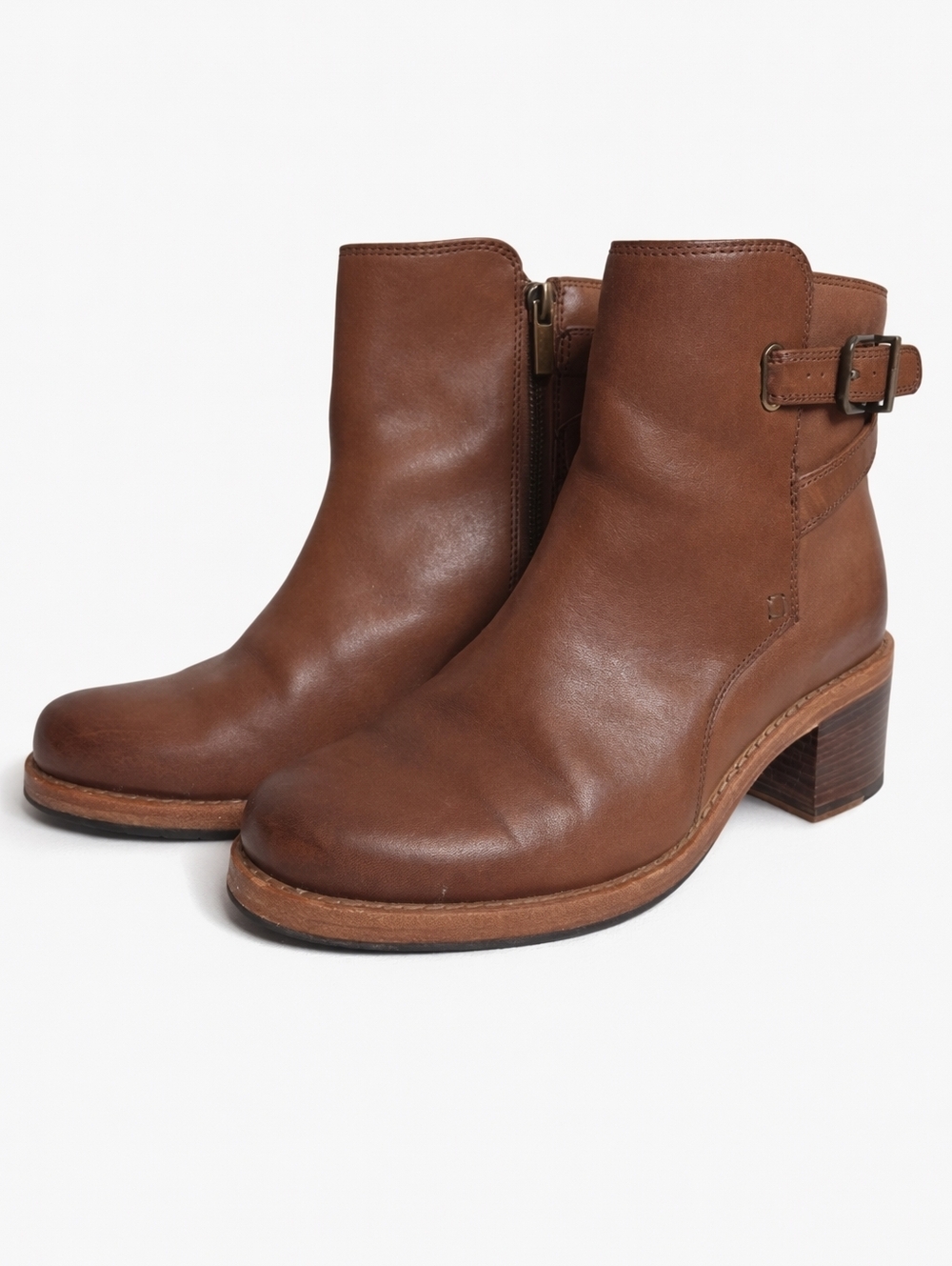 Clarks Clarkdale Jax Womens Ankle Boot Brown Leather Size 6